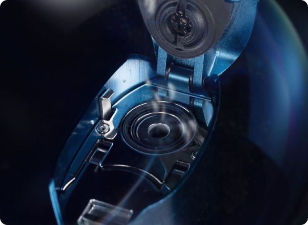 Precision device component showcasing clean engineering