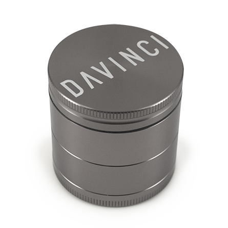 DaVinci four-piece herb grinder in Gray