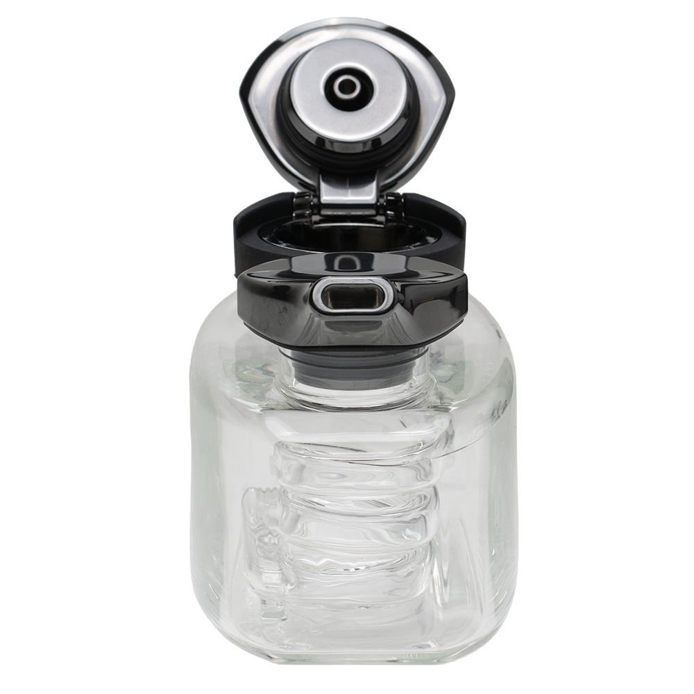 DaVinci EQ Jacuzzi bubbler with carb cap open