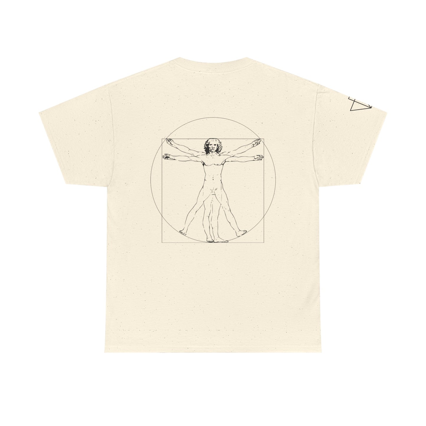 Natural Davinci Vitruvian Man T-Shirt