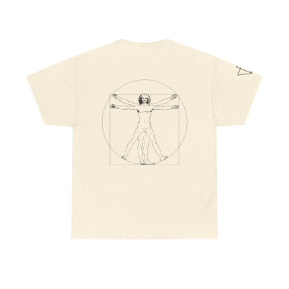 Natural Davinci Vitruvian Man T-Shirt