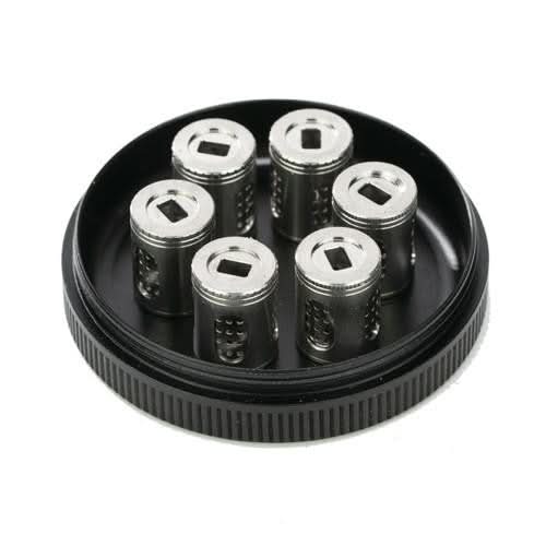 Herb grinder base with Dosing Capsules inserted