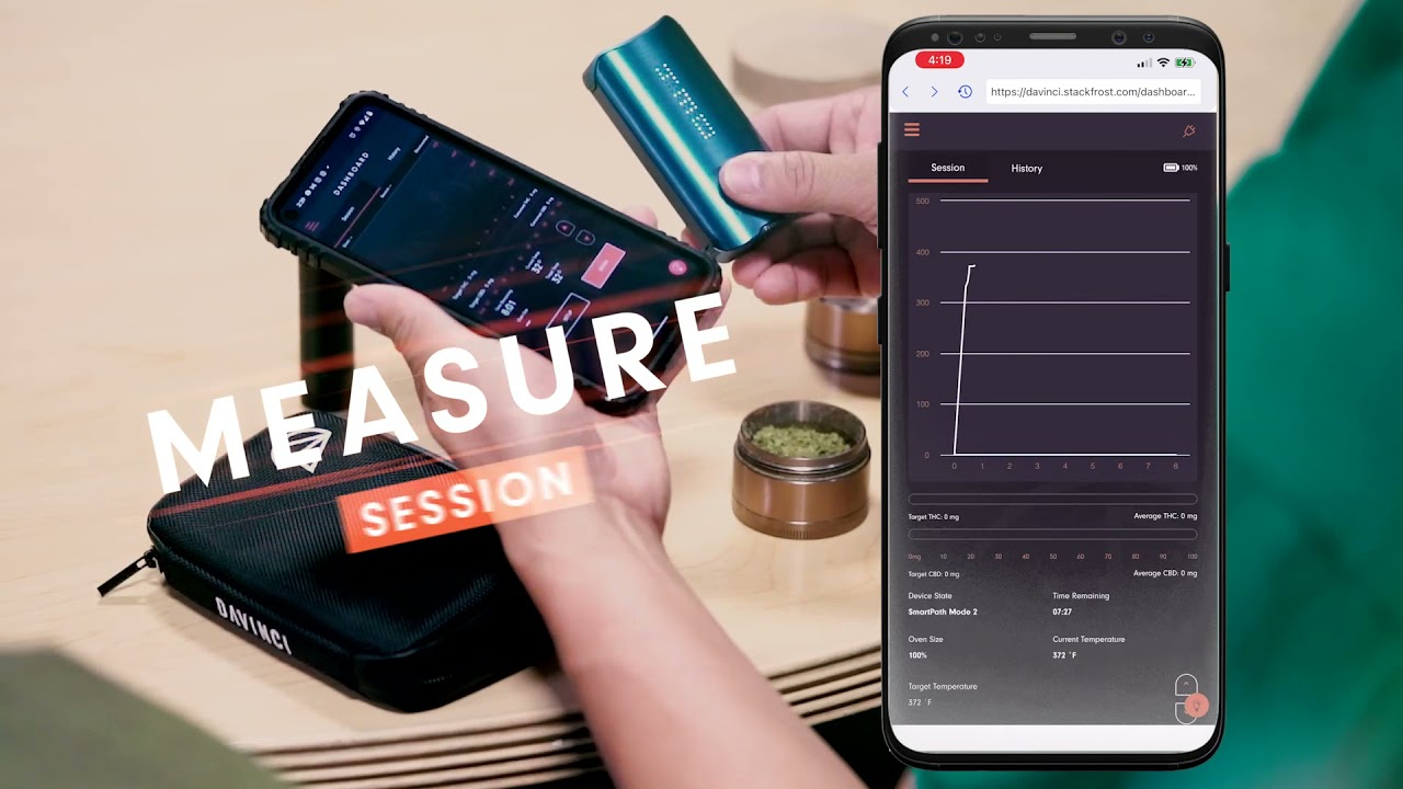 DaVinci Mobile App - Craft Your IQ Vaporizer Experience DaVinci Mobile App - Craft Your IQ Vaporizer Experience